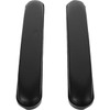EXCEART Wheelchair Armrest Pads 2 Pcs Black 33.40X5.10X3.00cm