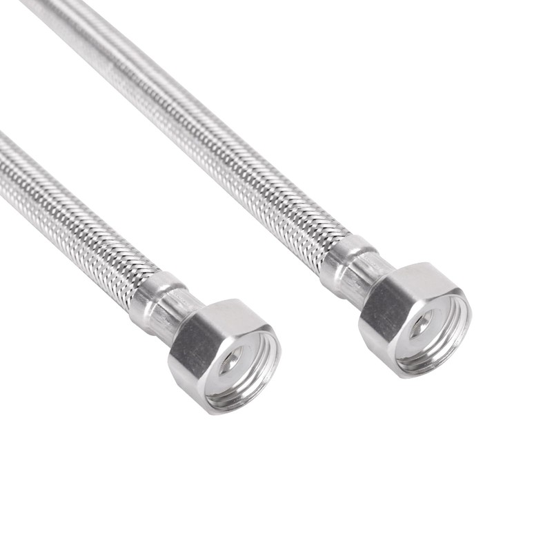Heable Pair of Flexible Pipes for Bathroom/Kitchen/Toilet Taps British Standard