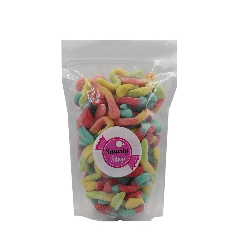 Smarty Stop Gummy Worm Candies (2 Pound (Pack of 1),