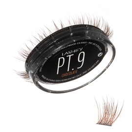 Lashify Plushy Tame 9mm Gossamer Lashes in Chocolate Color, Easy DIY False Lashes for a Voluminous Yet Still Natural Look