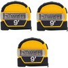 Dewalt DWHT33028M 9ft. Magnetic Pocket Tape Measure, Black and Yellow,