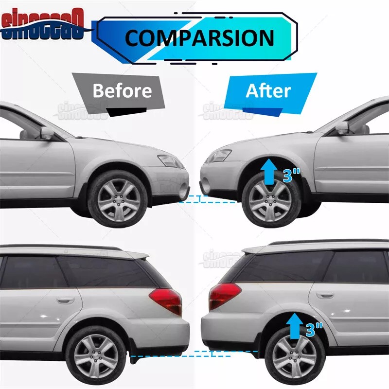 SI Alum 3" Full Lift Kit Spacers for Subaru 2000-2005