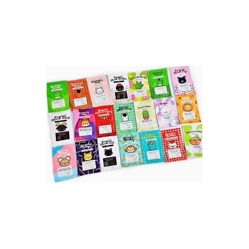 Paquete 50 Mascarillas Faciales Coreanas De Tela Surtidas