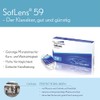 Bausch + Lomb SofLens 59 Monatslinsen, sphärische Kontaktlinsen, weich, 6