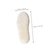TOVINANNA 4 Pairs Wool Boot Insoles Women Warm Inserts Sole