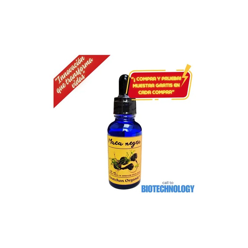 Maca Peruana Negra, Triple Extracto Ultra Concentrado