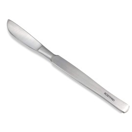 Professional callus scraper, blunt scalpel cream scraper, stainless steel, callus remover, pedicure scraper for gentle removal of calluses for foot care, 18.5 cm (model 4)