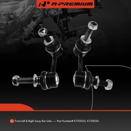 A-Premium Enlace estabilizador de barra estabilizadora frontal compatible con Lexus IS250 2006-2015 IS300 2016-2021 IS350 2011-2021 GS300 2006 GS350 RC300 RC350