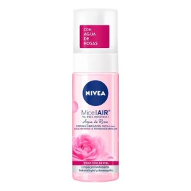 Nivea Espuma Facial Limpiadora con Agua de Rosas, Uso Da y Noche, Todo Tipo de Piel, 150ml                                                            