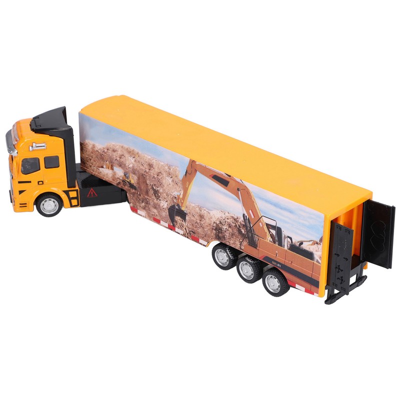 Container Truck Toy Alloy Simulation Mini Child Vehicle Model for