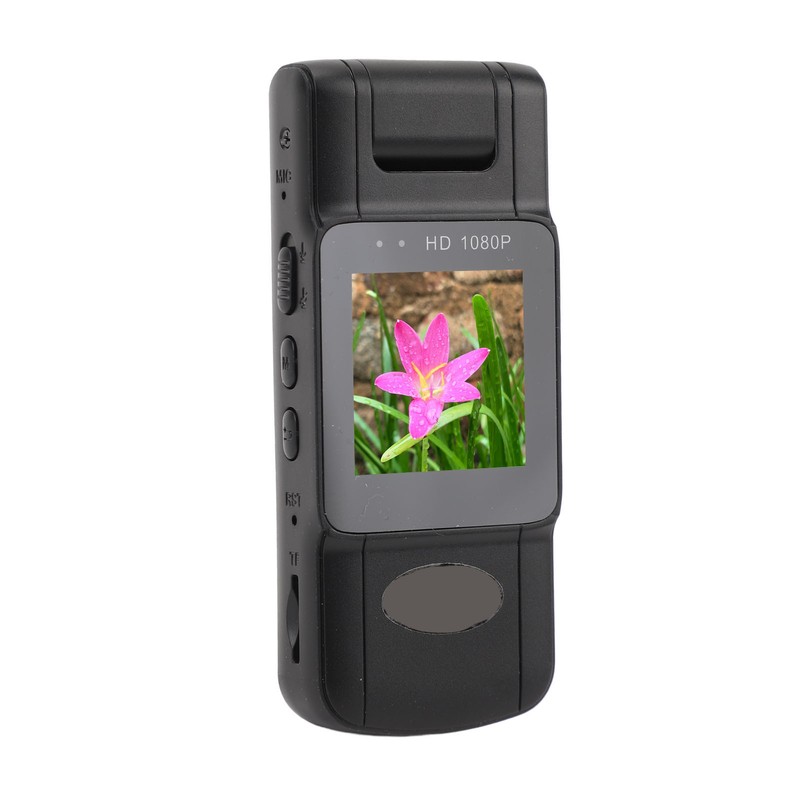 Wearable Camera 2K Night Vision 180 Degree Lens Rotation Magnetic