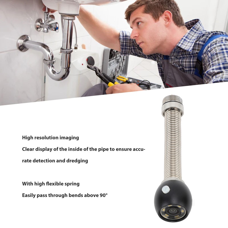 25MM Sewer Inspection Camera Head IP68 Waterproof Drain Pipeline Camera