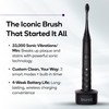 Burst Original Sonic Electric Toothbrush for Adults (Black) | Soft
