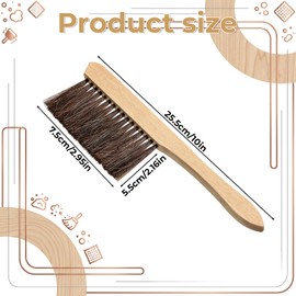 Drafting Brush, Soft Bristle Hair Brush, Mini Dusting Tool for Architecture and Art, Horse Hair Material, Comfortable Grip