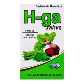 Suplemento Natural Jahvs Con Vitaminas y Plantas 60 Tabs 500mg Para Depurar