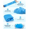 Pecute Pet Grooming Gloves, Heat Resistant Cat Bathing Gloves with