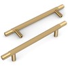 Amerdeco 10 Pack Champagne Bronze Knurled Cabinet Pulls 5 Inch