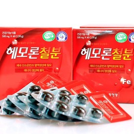 종근당건강(주) 헤모론철분 철분제 엽산 임산부영양제 철분약 Jongkundang Health Co., Ltd. Hemoron Iron Supplement Iron Pills Folic Acid Prenatal Nutritional Supplement Iron Medication