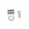 BACLAUGH 12pcs 3/16" Stainless Steel Brake Line Clamp & Screw