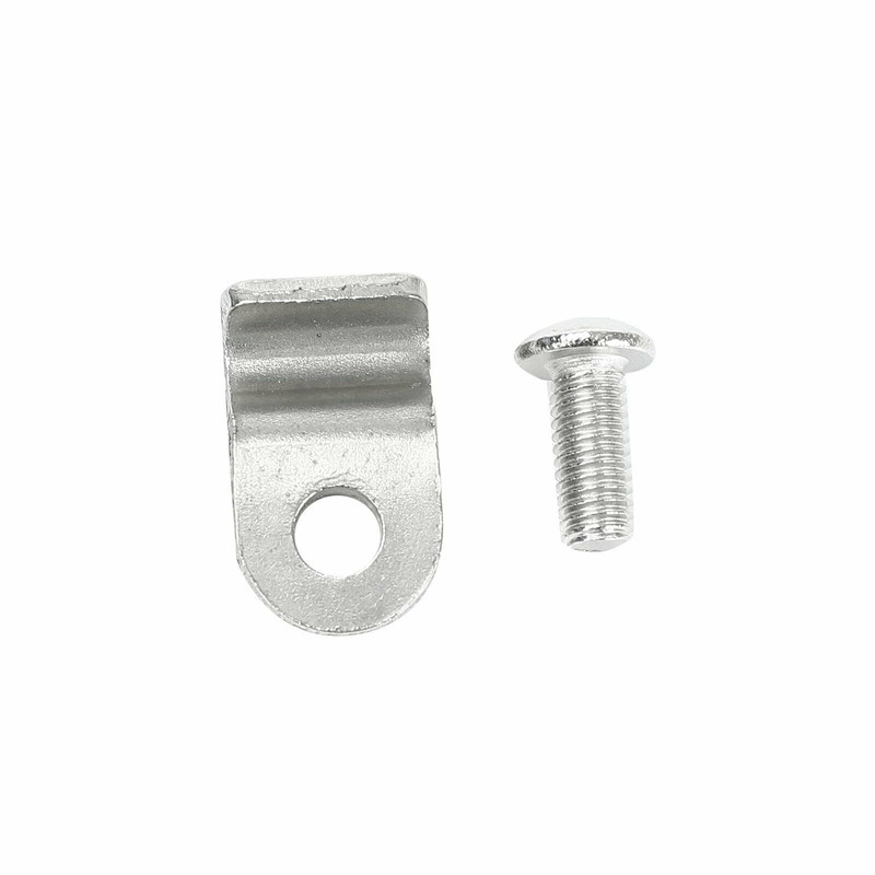 BACLAUGH 12pcs 3/16" Stainless Steel Brake Line Clamp & Screw