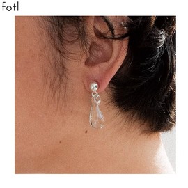 FOTL Drop Earring 1pair, Color:Black