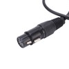 Aviation Headset Adapter 6pin LEMO to 5pin XLR High Density