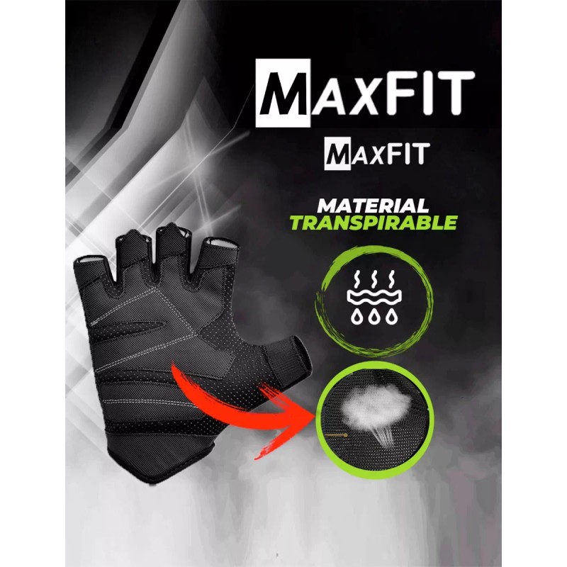 Maxfit Guantes Gym Tacticos Pesas Crossfit Gimnasio Maxfit St006