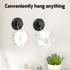 YAOZUP Suction Cup Hooks, 4 Pieces Suction Cup Hooks, Maximum