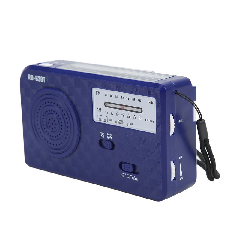 Hand Crank Solar Radio Multifunctional Emergency Radio With LED Flashlight