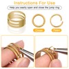 anezus Anezus Jump Rings for Jewelry Making Supplies and Necklace