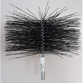 Stove pipe brush, wire brush, chimney brush, chimney brush, chimney brush, chimney brush, round made of sturdy steel wire, chimney brush.
