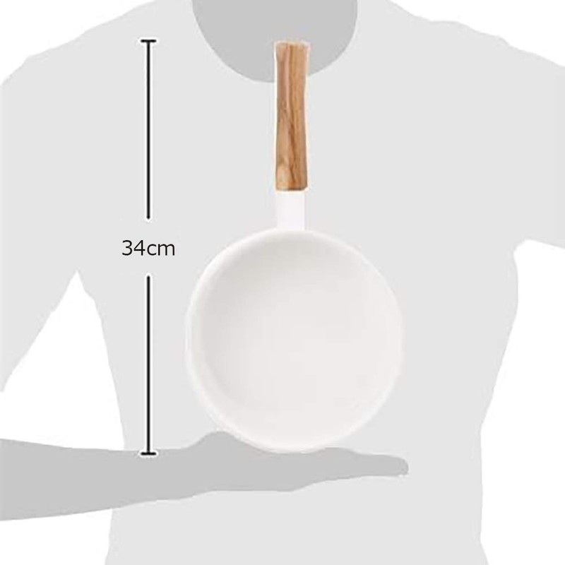 365methods YY-16S.Y Saucepan, Enamel, 6.3 inches (16 cm), Induction Compatible,