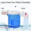 Rarapop 2Pcs 3/4'' Automatic Float Valve Water Level Control Inside
