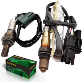 DAVRPES 2Pcs 234-5700 234-4296 Sensor de oxígeno aguas arriba abajo delantero trasero para Infiniti 2004-2006 FX35 3.5L, 2004-2007 G35 3.5L, 2006 M35 3.5L, Nissan 2005-2006 350Z 3.5L, 2004-2006 Altima 2.5L
