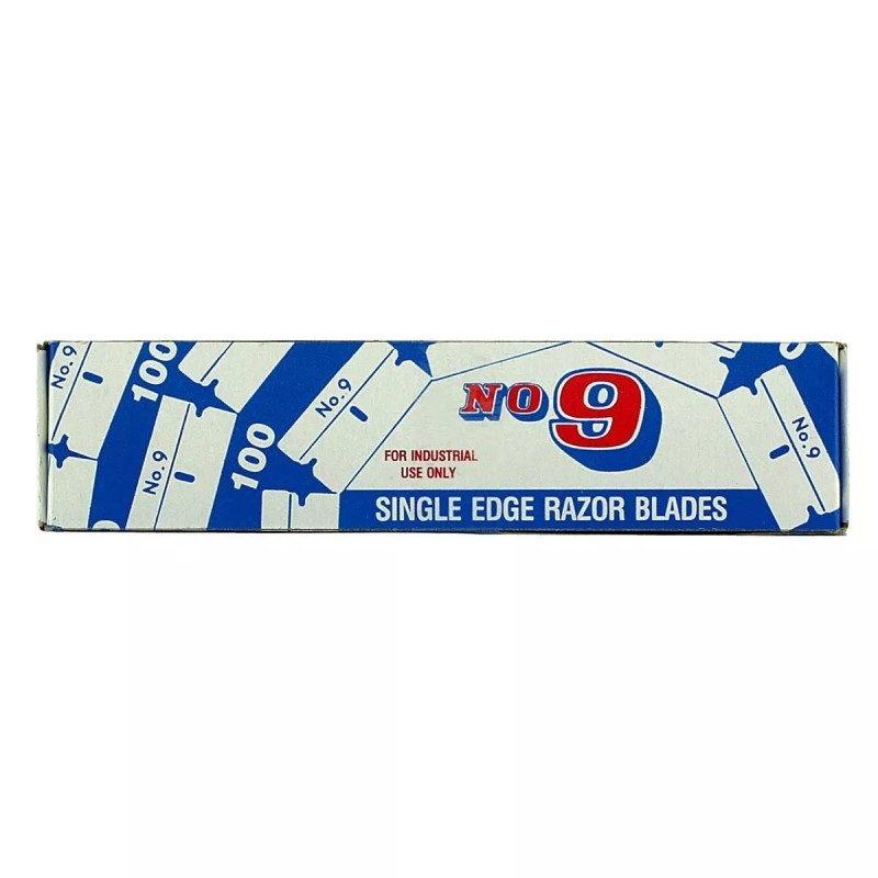 Phoenix Industrial 100-PACK .009 #9 Single Edge Razor Blades Box