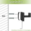 IBosins 6-Pack Bathroom Towel Hooks Hand Towel Holder Heavy Duty