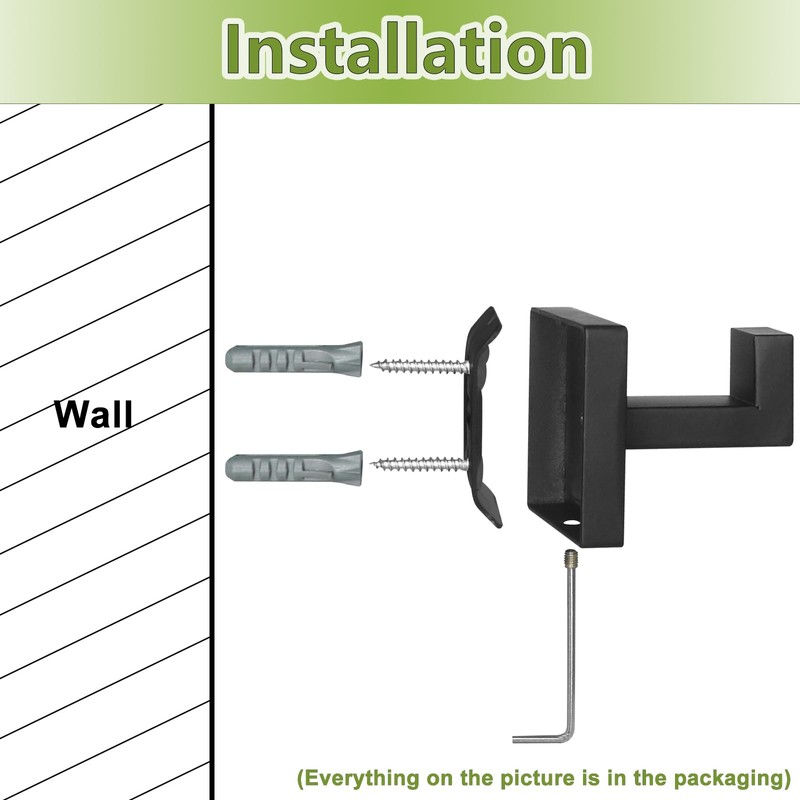 IBosins 6-Pack Bathroom Towel Hooks Hand Towel Holder Heavy Duty