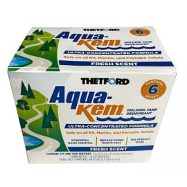 Thetford 96901 Aqua-Kem Waste Holding Tank Treatment, 8 Ounce Bottle, Set Of 6