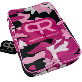 PR Personal Record Premium Knee Sleeve for Weightlifting Powerlifting and Strength Training, Quality Neoprene Knee Sleeves Support in Pairs by Larry Wheels (Pink Camouflage, Medium)