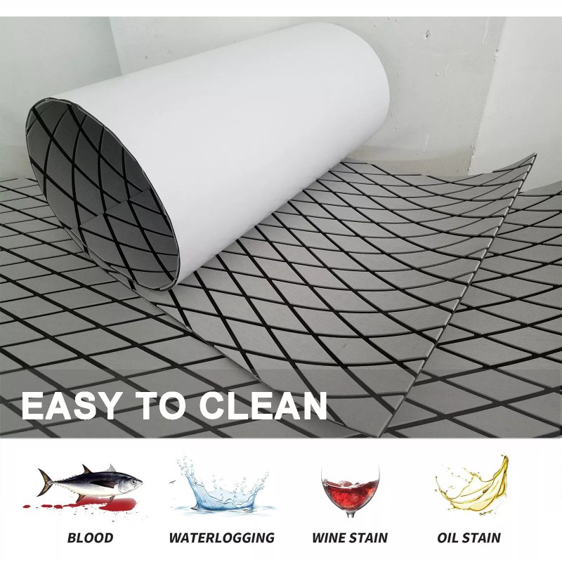 EvaSports 94.5" EVA Foam Boat Flooring Marine Floor Mat Cooler