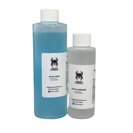 Venom Carbon 12 Ounce Clear Blue Epoxy Resin System
