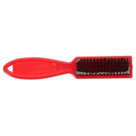 Genérico Cepillo Cara Hombre Cera Delineador Barba Recortador Bigote Kit Cuidado Pelo Roto Limpiar Abdominales Rojo