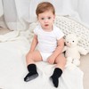 ZAPLES Baby Non Slip Grip Crew Socks with Anti Skid