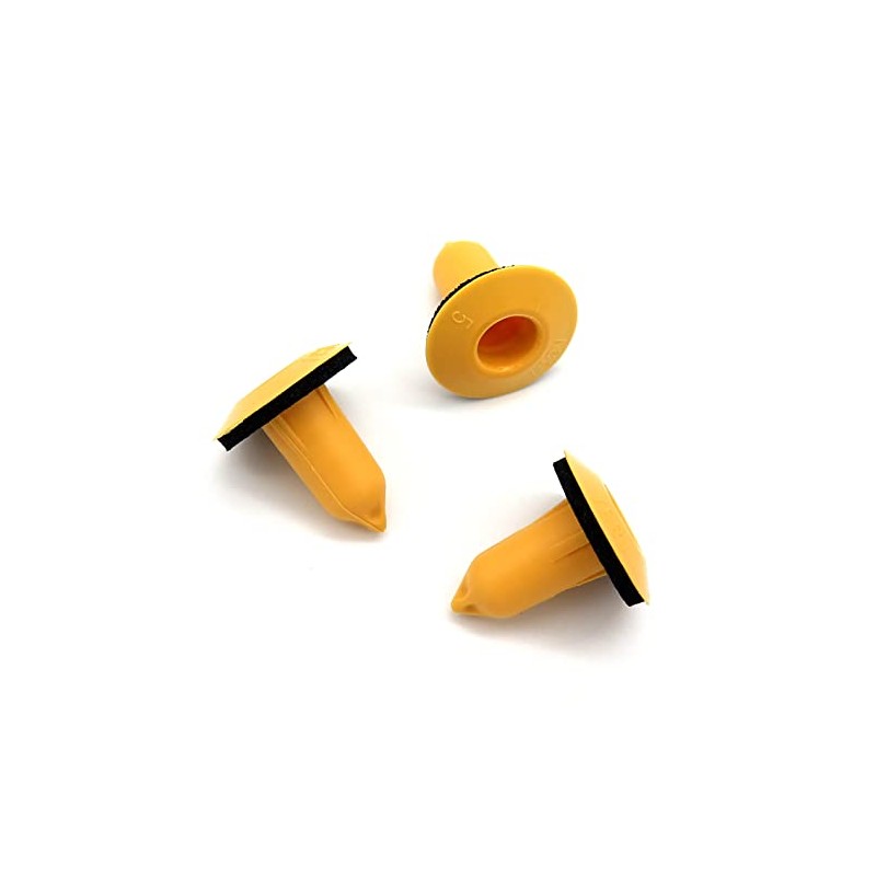VVO Fasteners- Yellow Plastic Rear Door Card Clips for Alfa