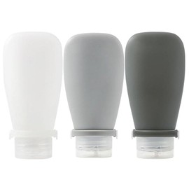 3 Travel Bottles, 3.4 fl oz (90 ml), Travel Shampoo Set, Travel Convenience, Refill Bottle, Container