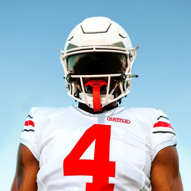 Battle Sports Speed Pro Two-Tone Mouthguard, No Boil, Braces Compatible,