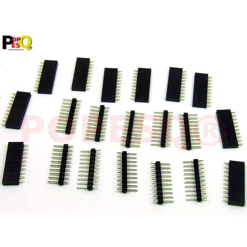 POPESQ® #A1999 Female Header and Pin Header Kit 2.54 mm