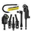 17Pcs Flexible Drill Bit Extension, Include 3Pcs Rotatable Socket Adapter
