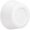 Hikari Rose Rubber Cushion Doorstop, White, 11 x 22 mm