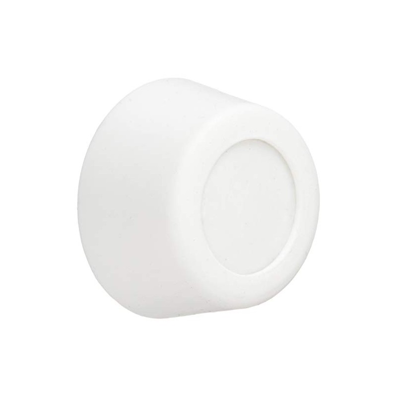 Hikari Rose Rubber Cushion Doorstop, White, 11 x 22 mm